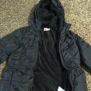 Wonder Nation Black Puffer Jacket for Kids